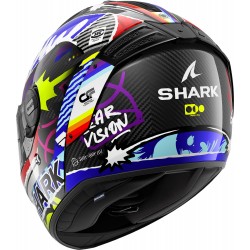 Каска Spartan RS Carbon Streetrush Blue Chrom