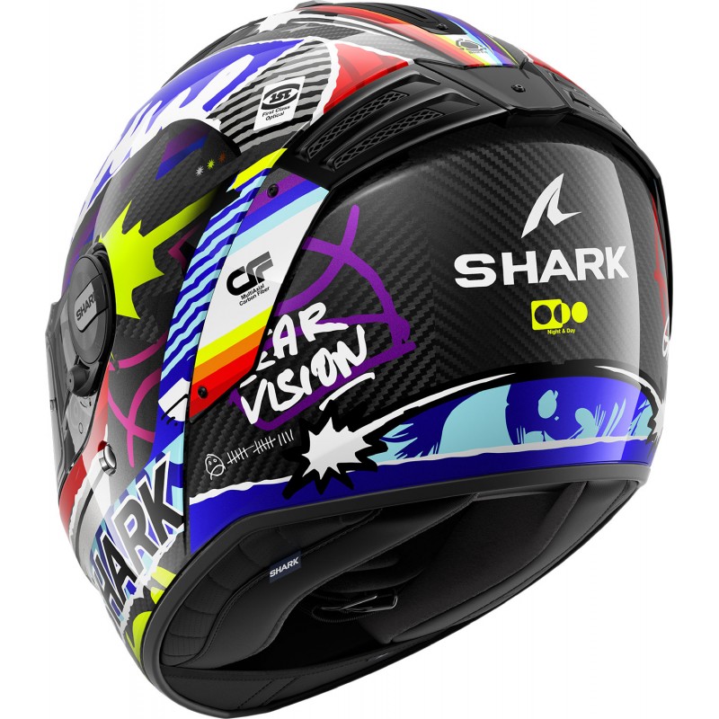 Каска Spartan RS Carbon Streetrush Blue Chrom