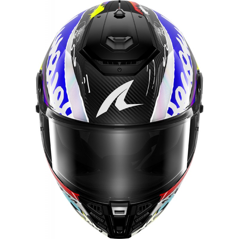 Каска Spartan RS Carbon Streetrush Blue Chrom