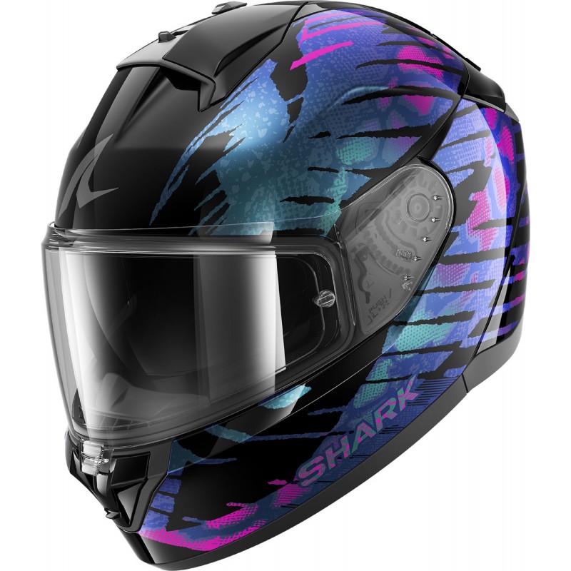 Каска Ridill 2 Reptaia Black Violet Glitter