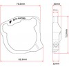 Протектор за фланеца на ауспуха Yamaha YZ125 22-24, YZ125X 23-24