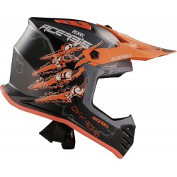 Детска каска Profile Nero/Arancio Fluo