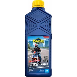 Mасло 2T за скутер синтетика Putoline TT Sport с аромат на ягода