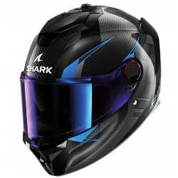 Каска SPARTAN GT PRO KULTRAM CARBON black/blue