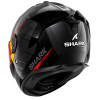 Каска SPARTAN GT PRO KULTRAM CARBON black/red