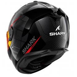 Каска SPARTAN GT PRO KULTRAM CARBON black/red