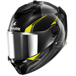 Каска SPARTAN GT PRO KULTRAM CARBON black/yellow