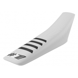 Калъф за седалка универсален RIBBED Черен/Бял
