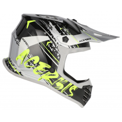 Детска каска PROFILE BLACK/FLUO YELLOW