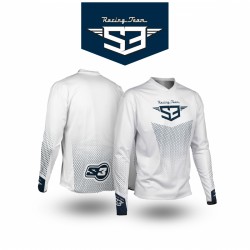 Тениска S3 Tuninig Blue Collection White