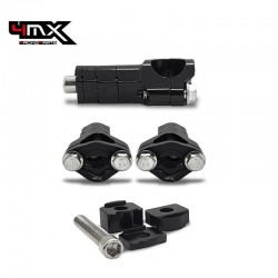 Регулируеми повдигачи за кормило 5-30 mm 4MX KTM/ Husqvarna/ GasGas Black