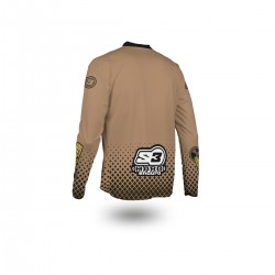 Тениска S3 JARVIS VENTED FOSSIL BROWN
