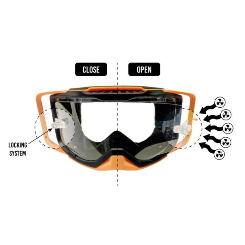 AirScreen плака Anti-Fog за 100% Strata / Accuri / Racecraft – ВЕРСИЯ 2