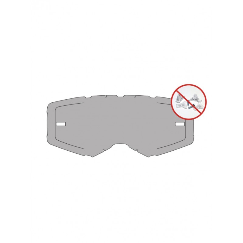 AirScreen плака ( без закопчалки ) Anti-Fog за AERO EX Light smoke