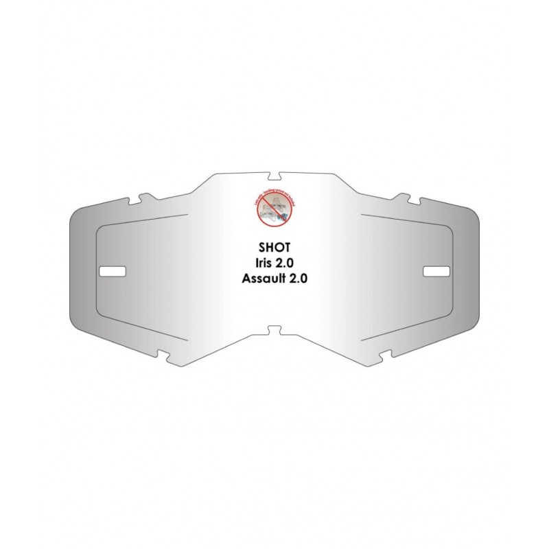 AirScreen плака ( без закопчалки ) Anti-Fog за Shot Iris / Assault 2.0