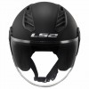 Скутер каска LS2 OF616 AIRFLOW II SOLID BLACK MATT