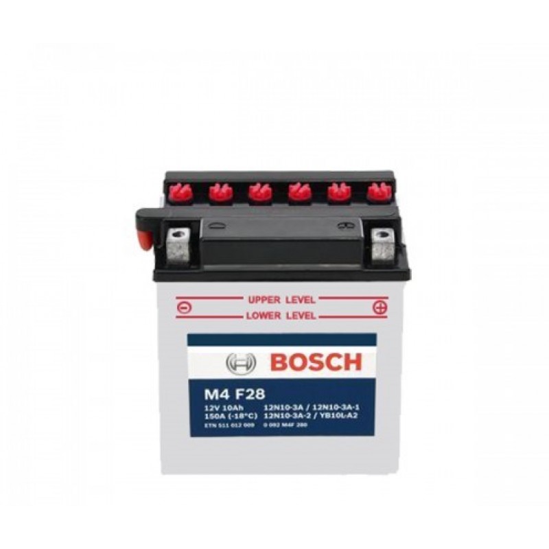 Мото Акумулатор Bosch M4 12V Yb10L-A2