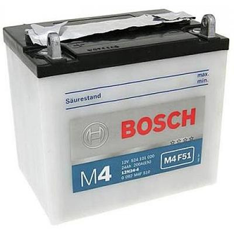 Мото Акумулатор Bosch M4 12V 12N24-4