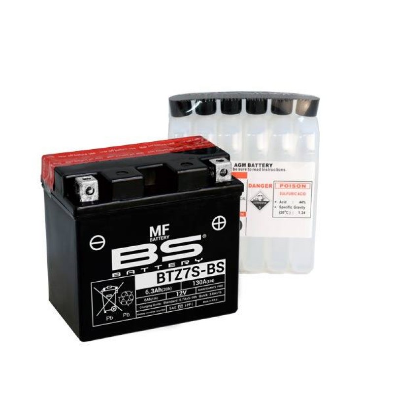 Мото Акумулатор Bs 12V - Btz7S-Bs