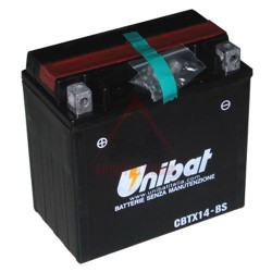 Акумулатор Unibat 12 Ah, 12 V - Cbtx14-Bs